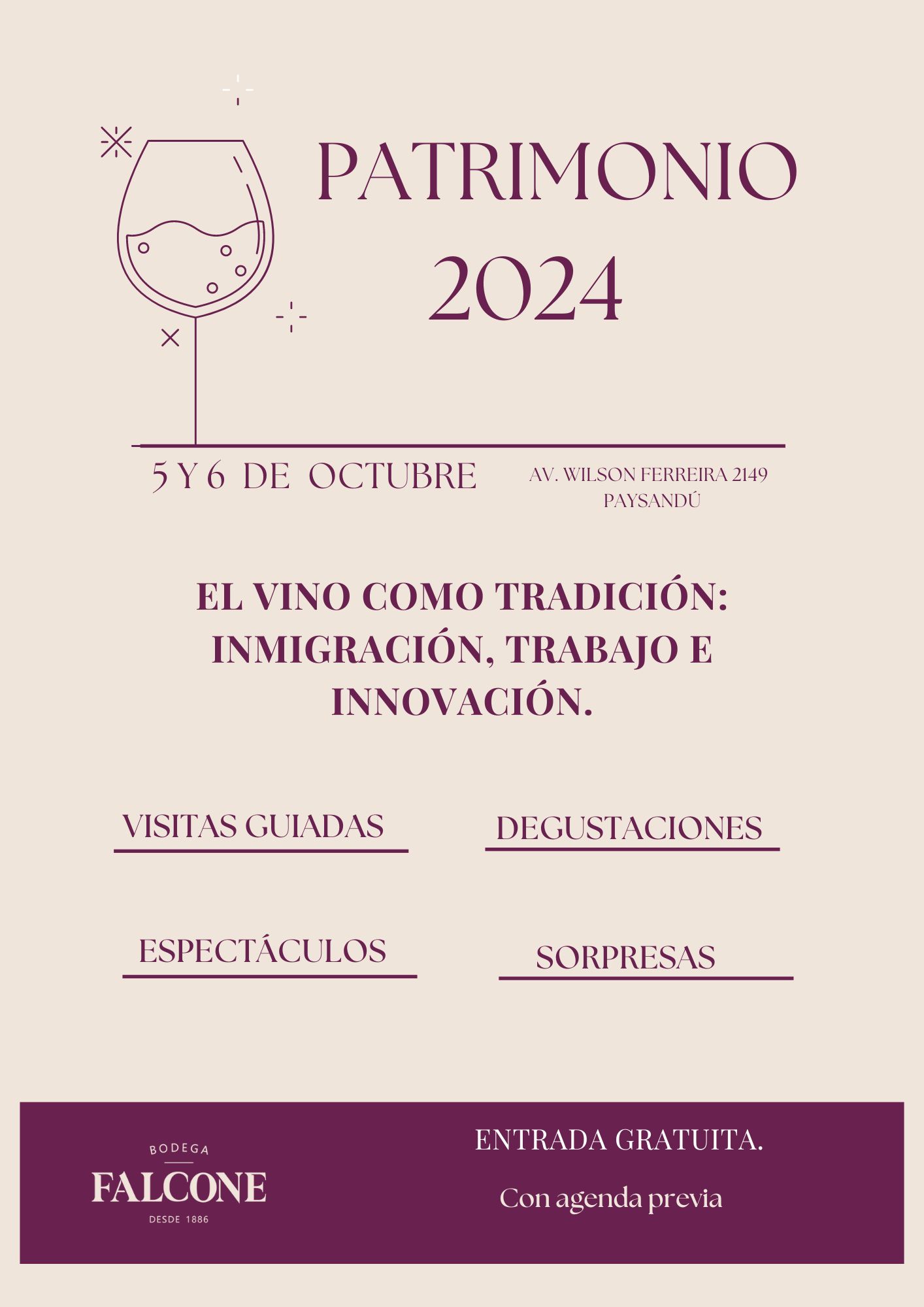 BODEGA LEONARDO FALCONE: PATRIMONIO 2024