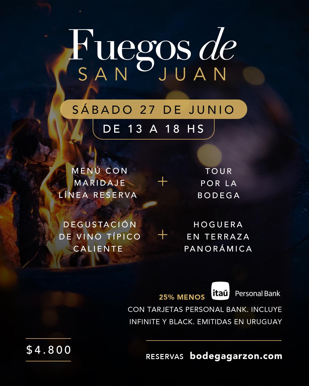 BODEGA GARZÓN -  FUEGOS DE SAN JUAN