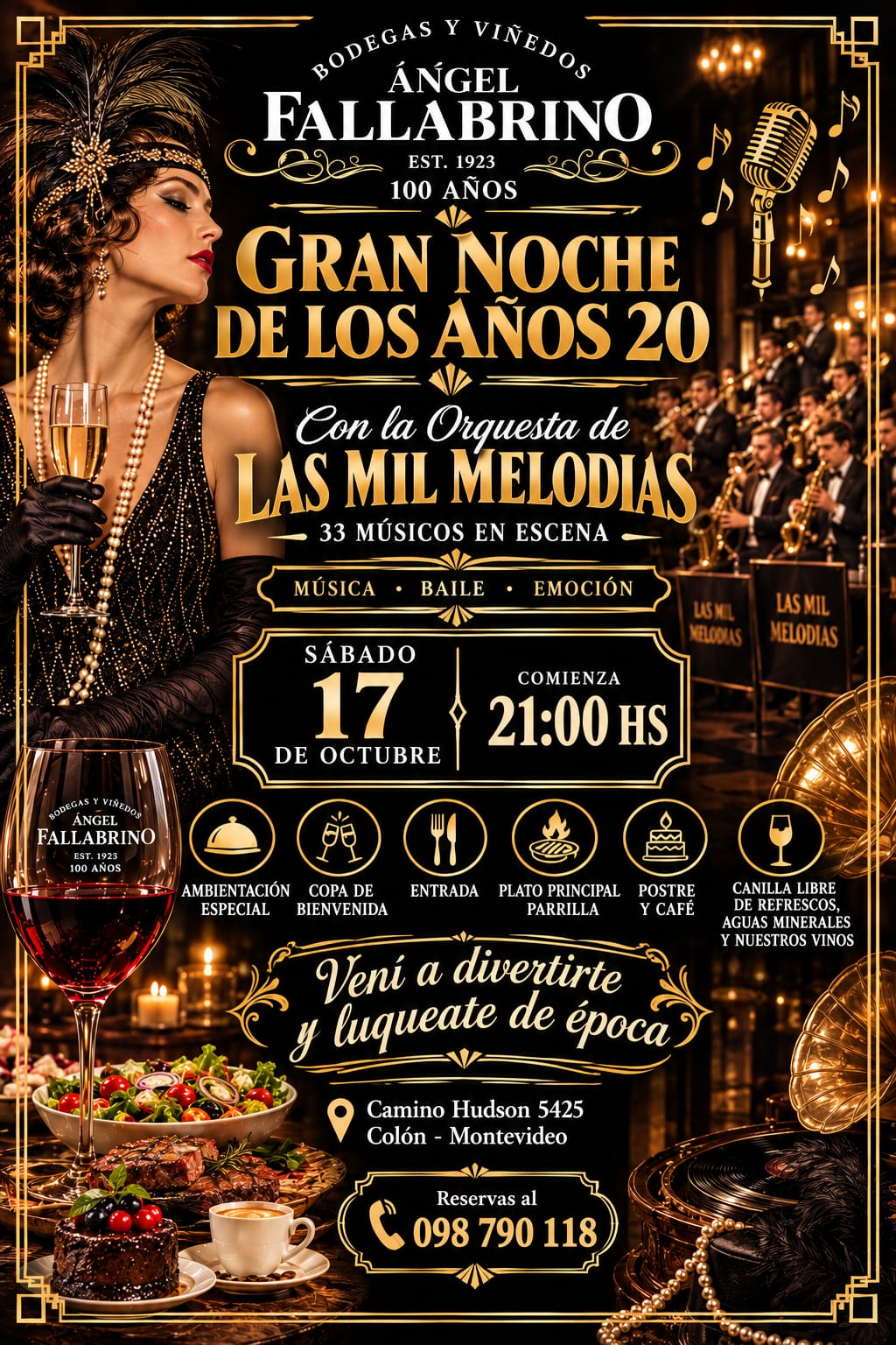 BODEGA ANGEL FALLABRINO - GRAN NOCHE DE LOS AÑOS 20