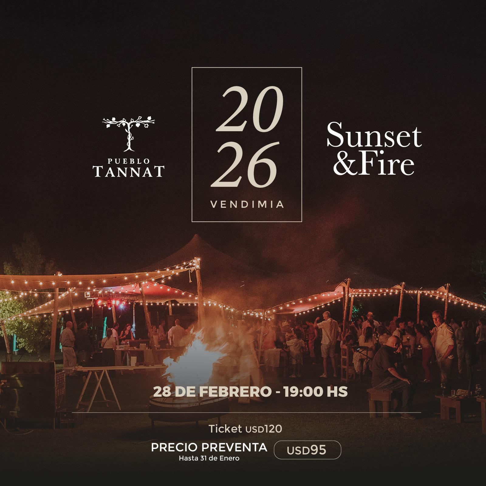 BODEGA PUEBLO TANNAT: SUNSET & FIRE