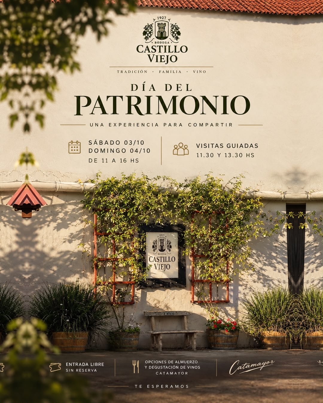 BODEGA CASTILLO VIEJO - FIN DE SEMANA DEL PATRIMONIO