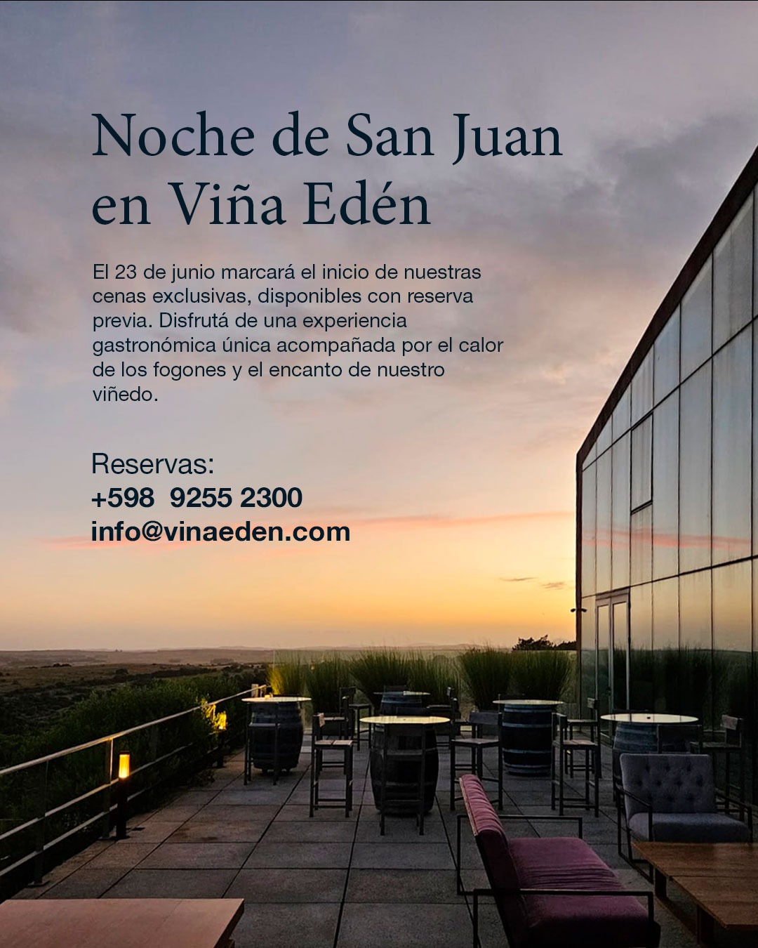BODEGA VIÑA EDÉN: NOCHE DE SAN JUAN