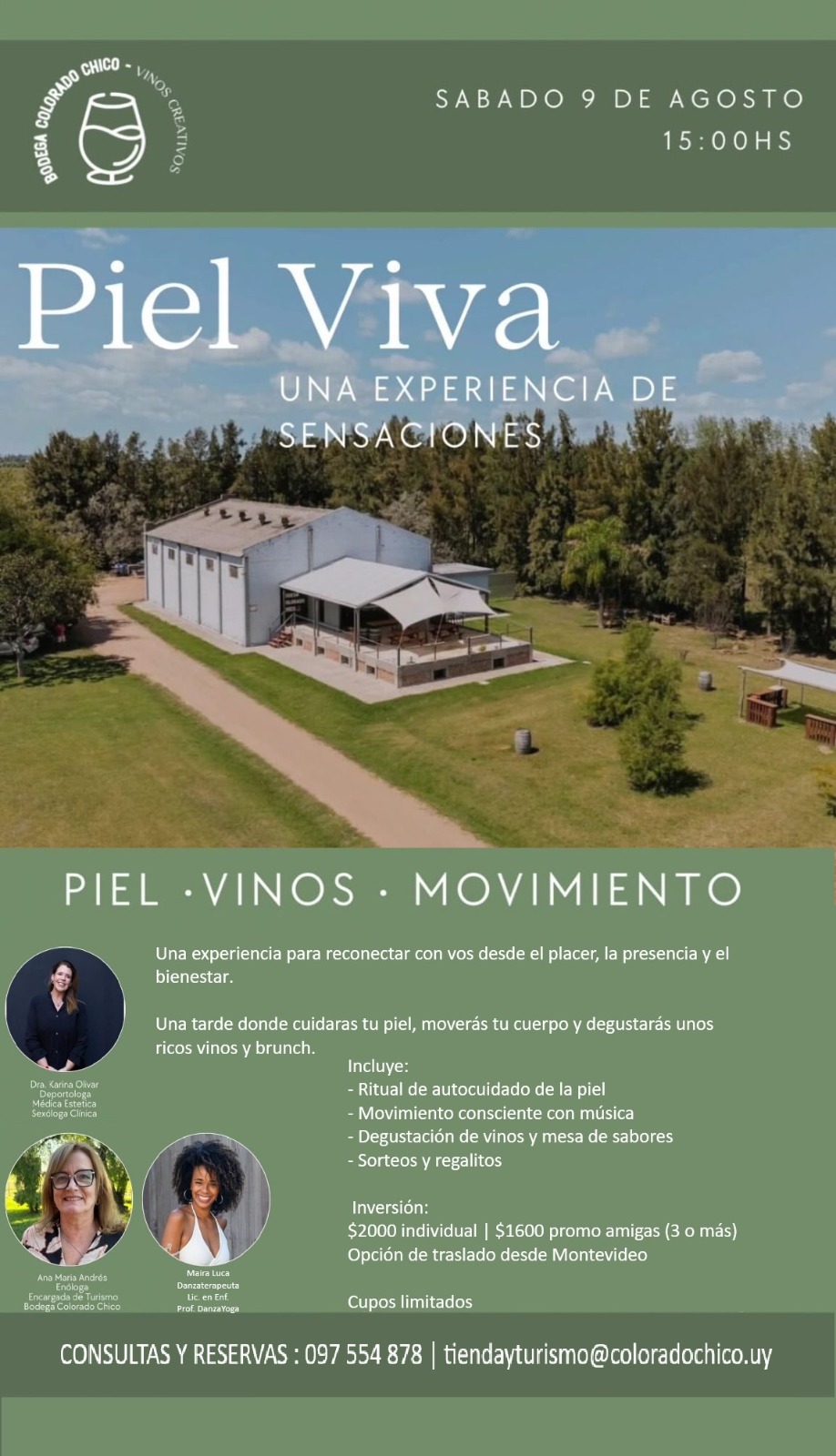 BODEGA COLORADO CHICO: PIEL VIVA