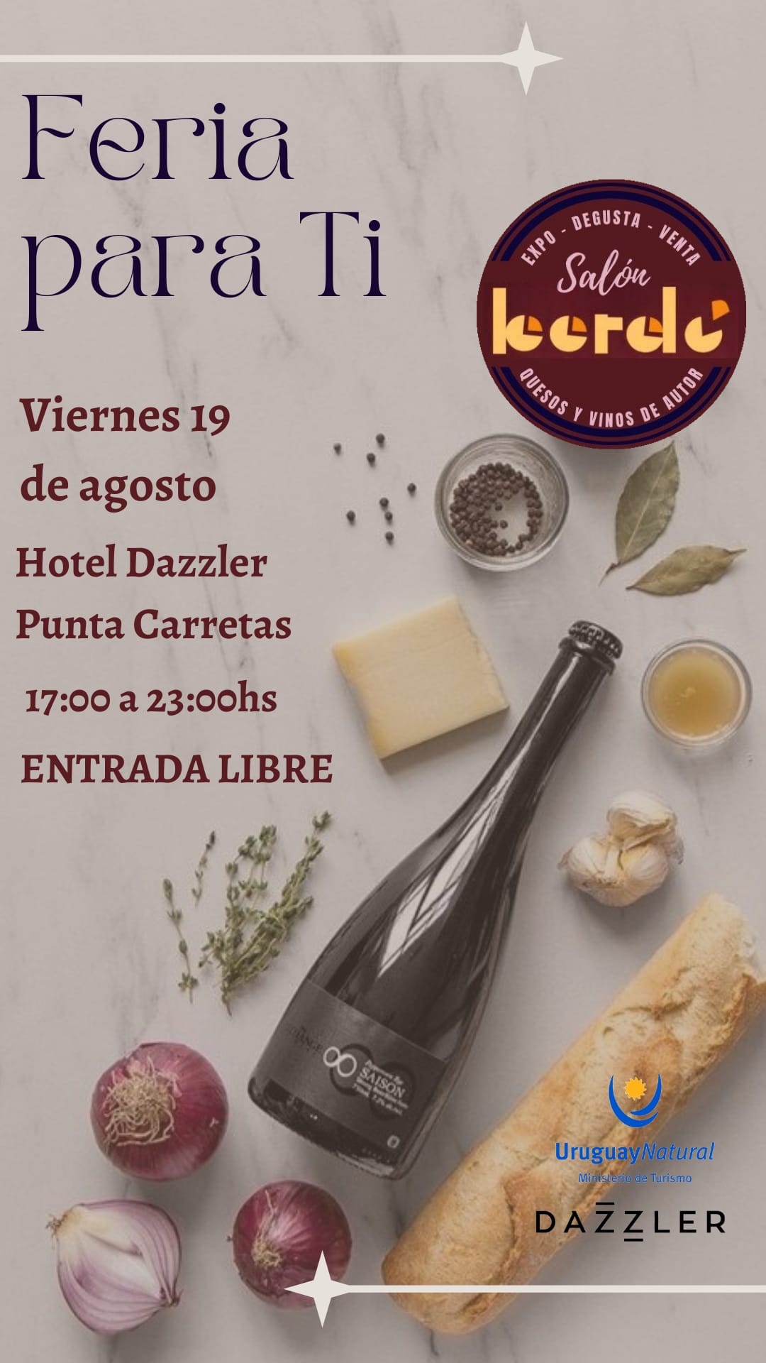 SALÓN BORDÓ: FERIA PARA TÍ