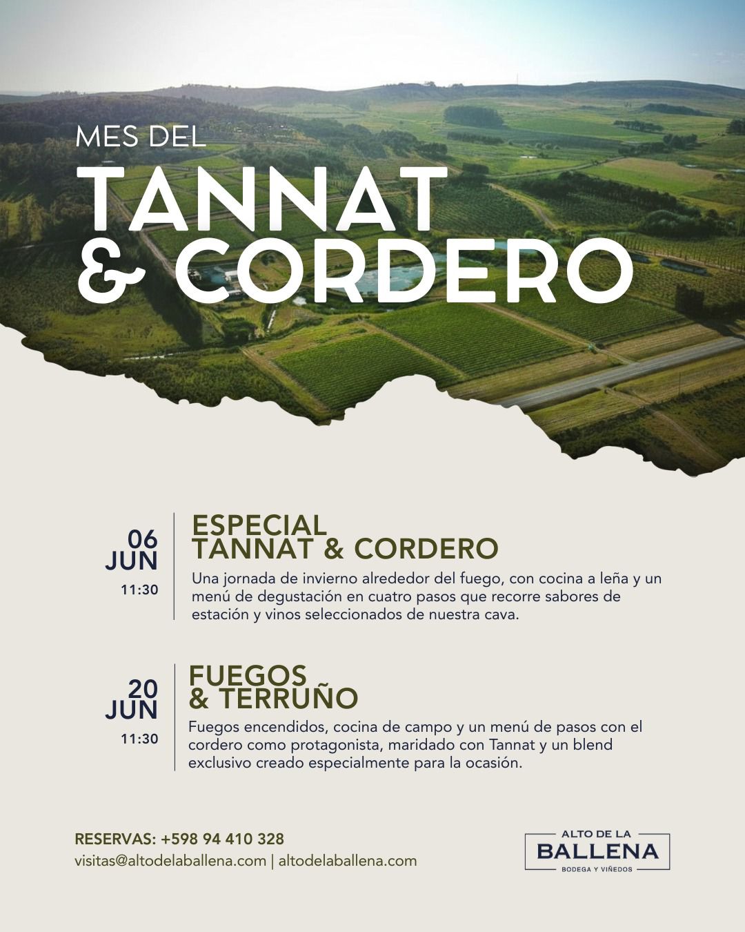 BODEGA ALTO DE LA BALLENA - TANNAT Y CORDERO