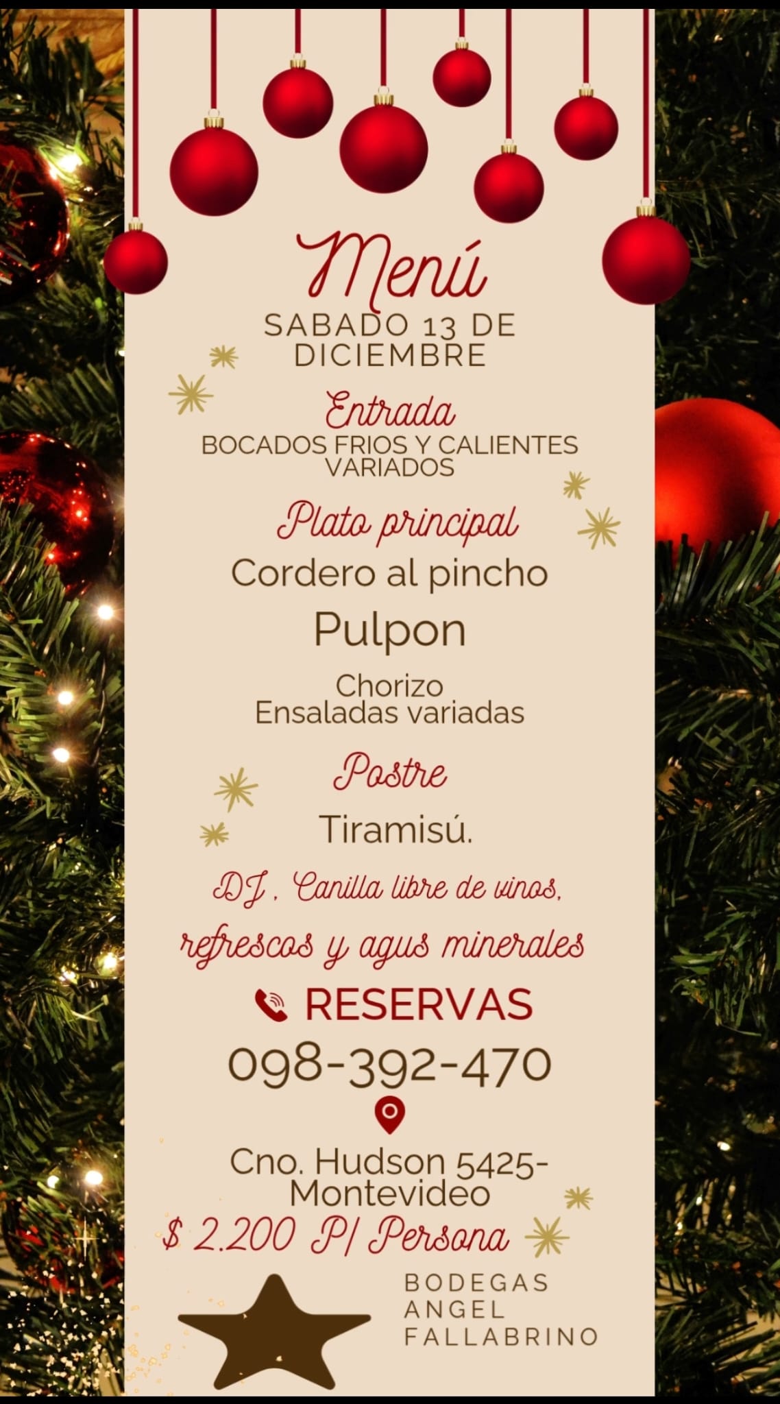 BODEGA ANGEL FALLABRINO: FIESTA DE FIN DE AÑO