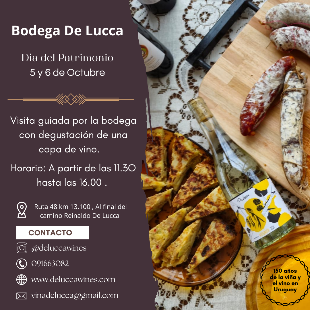 BODEGA DE LUCCA: DÍA DEL PATRIMONIO