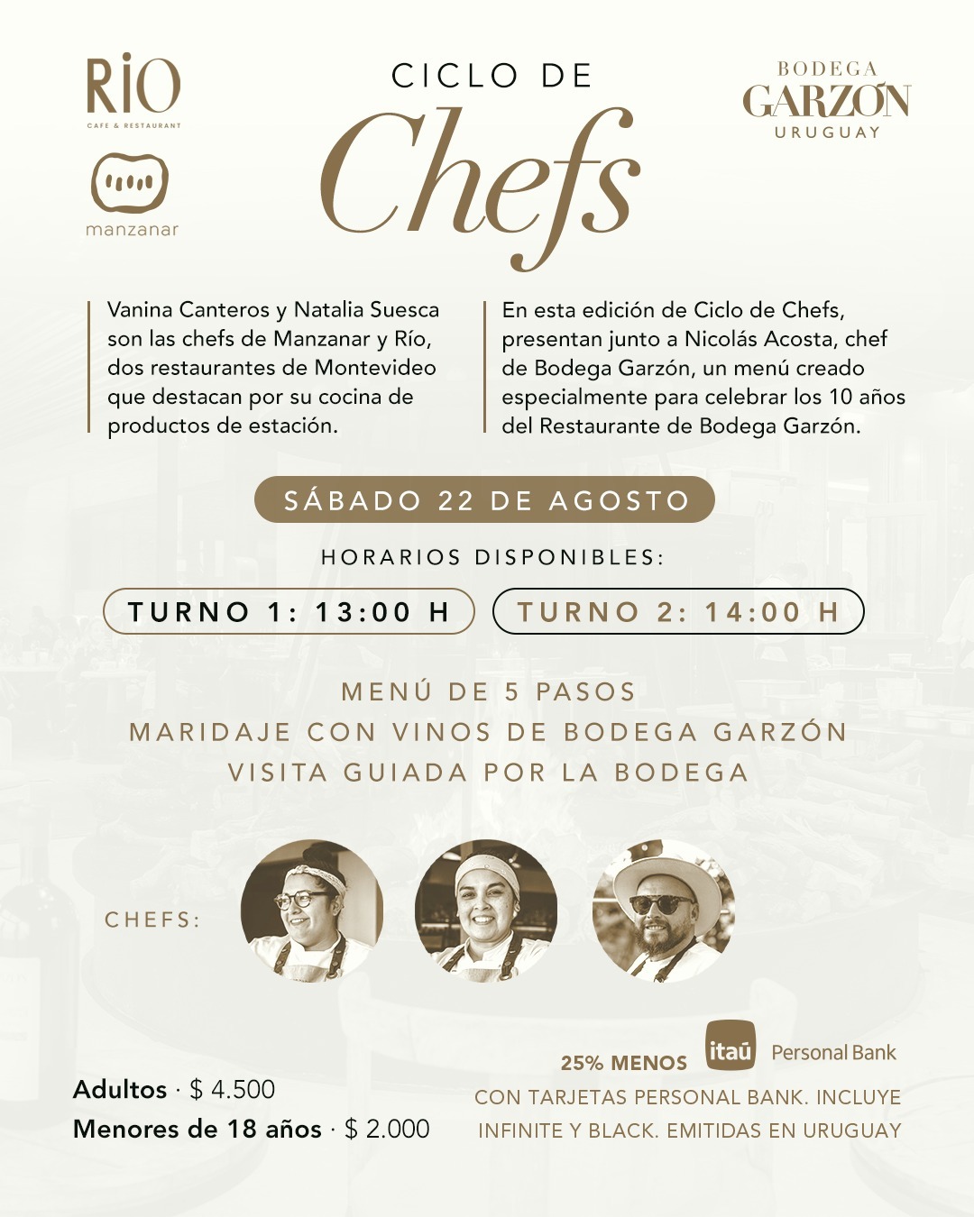 BODEGA GARZON - CICLO DE CHEFS