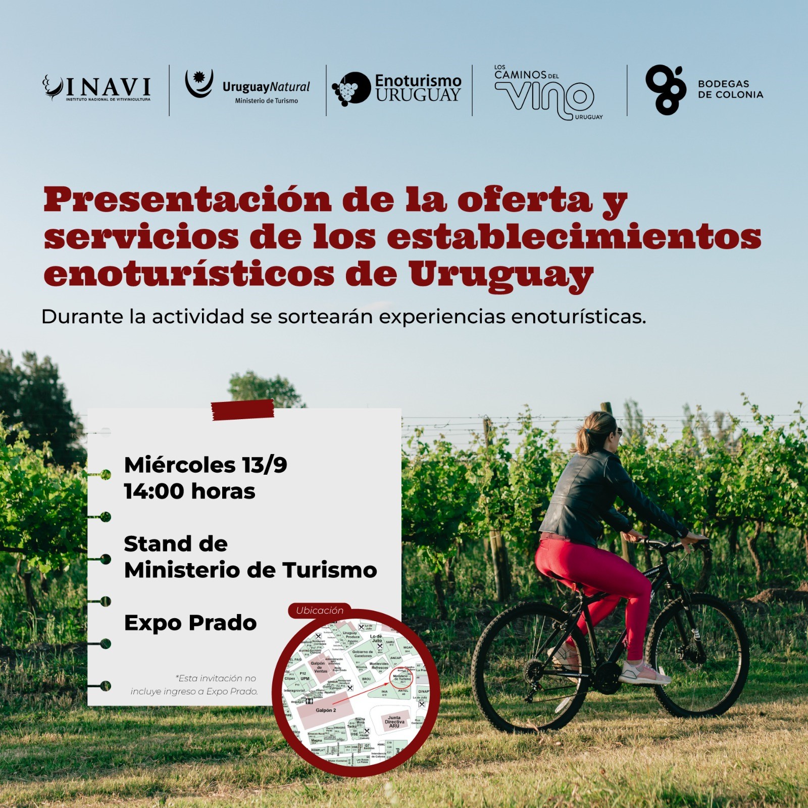Expo Prado: Presentación de servicios enoturísticos