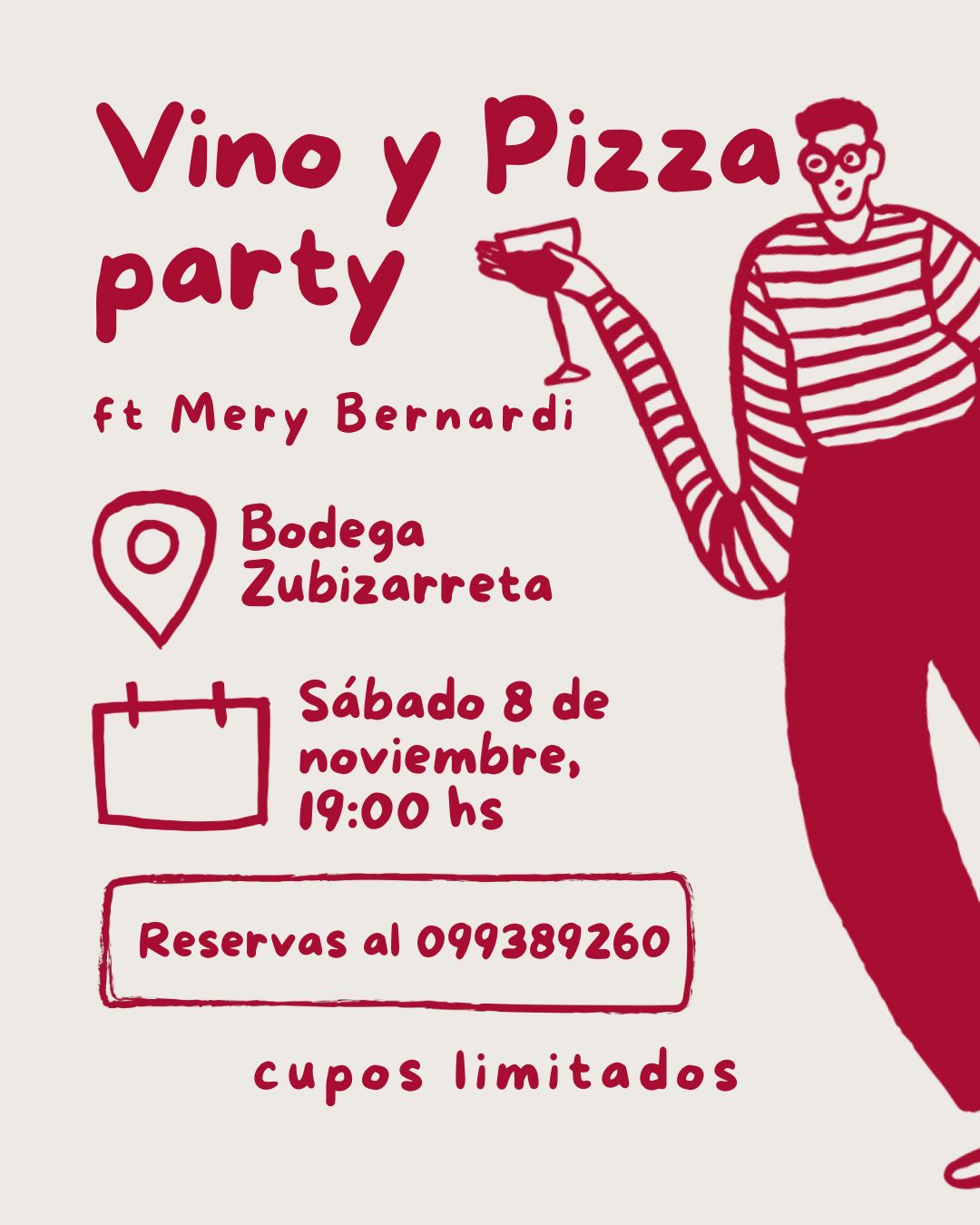 BODEGA ZUBIZARRETA: VINO Y PIZZA PARTY