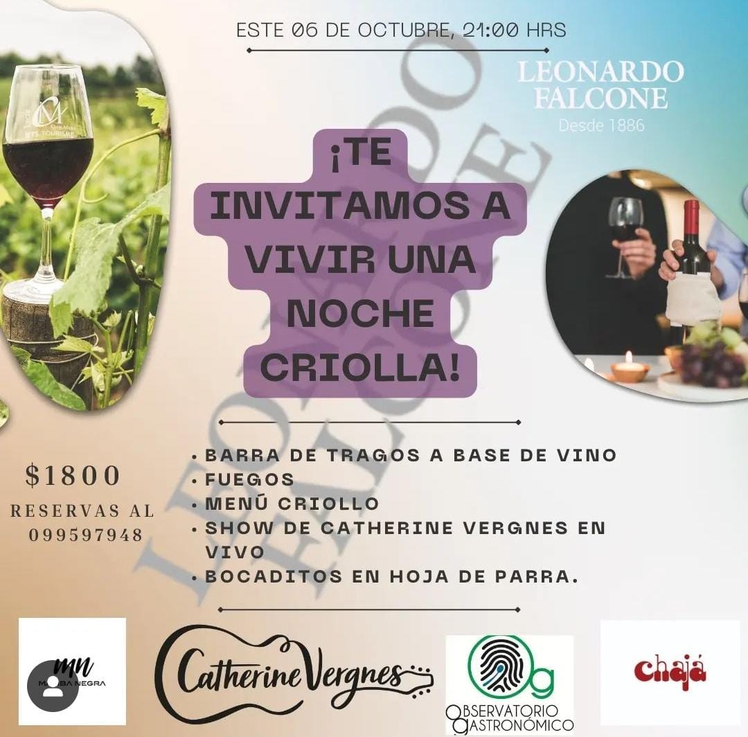 BODEGA LEONARDO FALCONE: NOCHE CRIOLLA