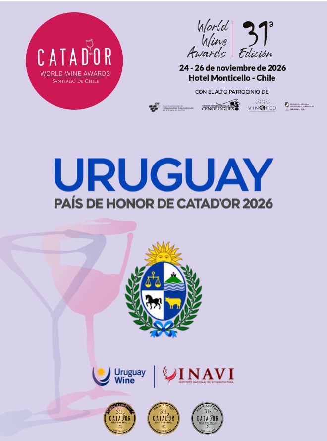 URUGUAY PAIS DE HONOR DE CONCURSO CATAD´OR CHILE 2026