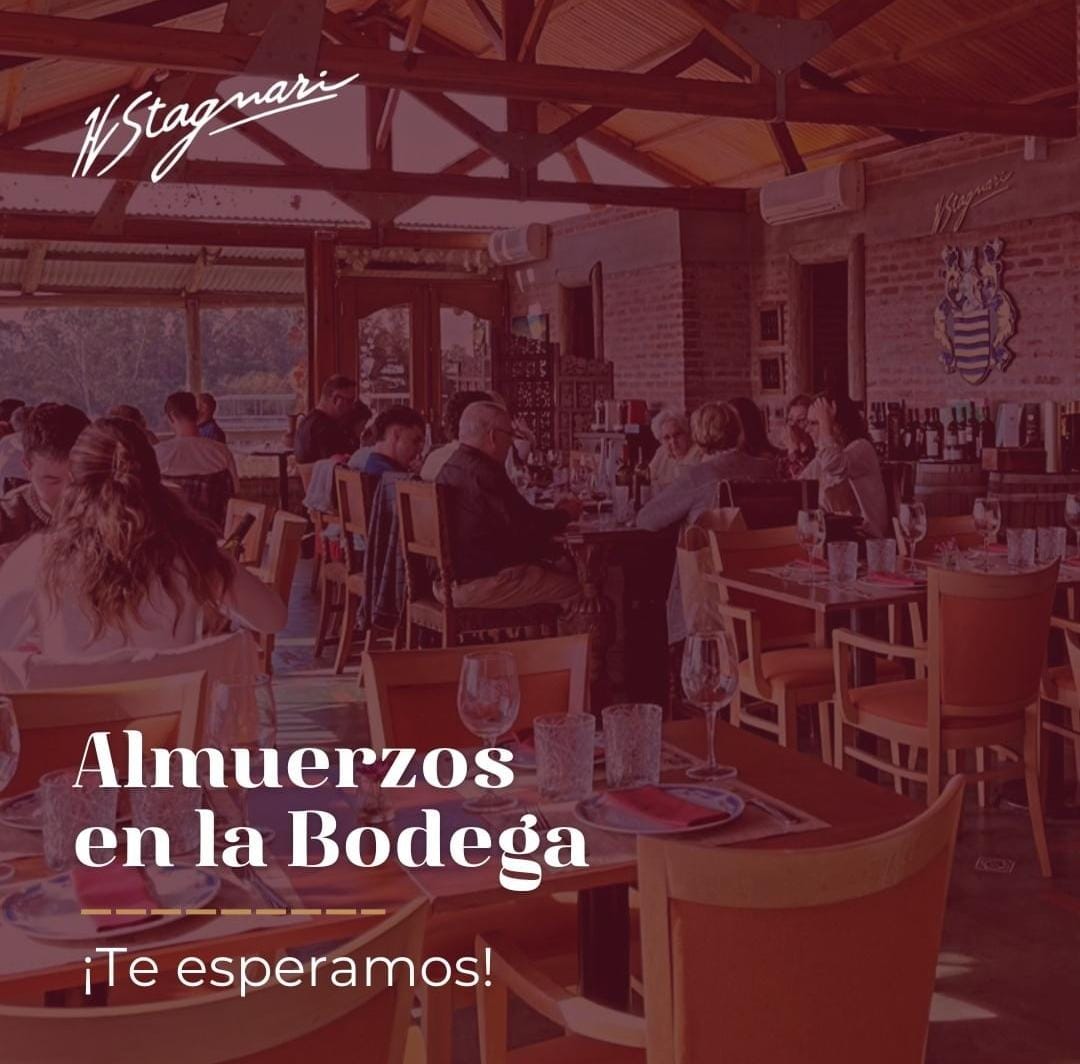 BODEGA H.STAGNARI: ALMUERZO EN LA BODEGA