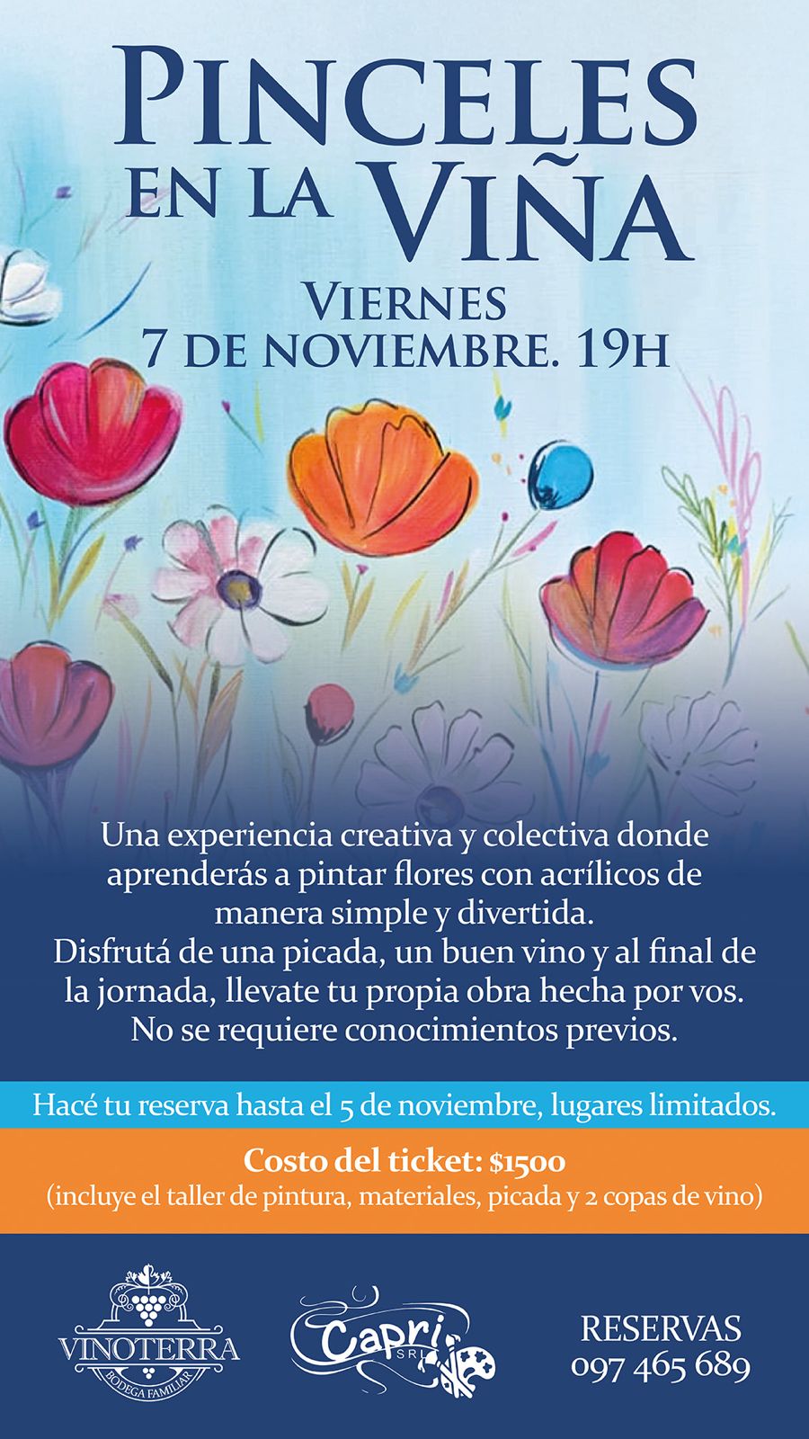VINOTERRA BODEGA FAMILIAR: PINCELES EN LA VIÑA